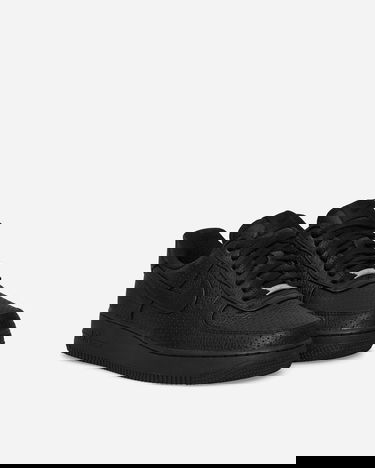 Tenisky a topánky Nike Air Force 1 Low SP Triple Black Perforated Čierna | HF8189-001, 2