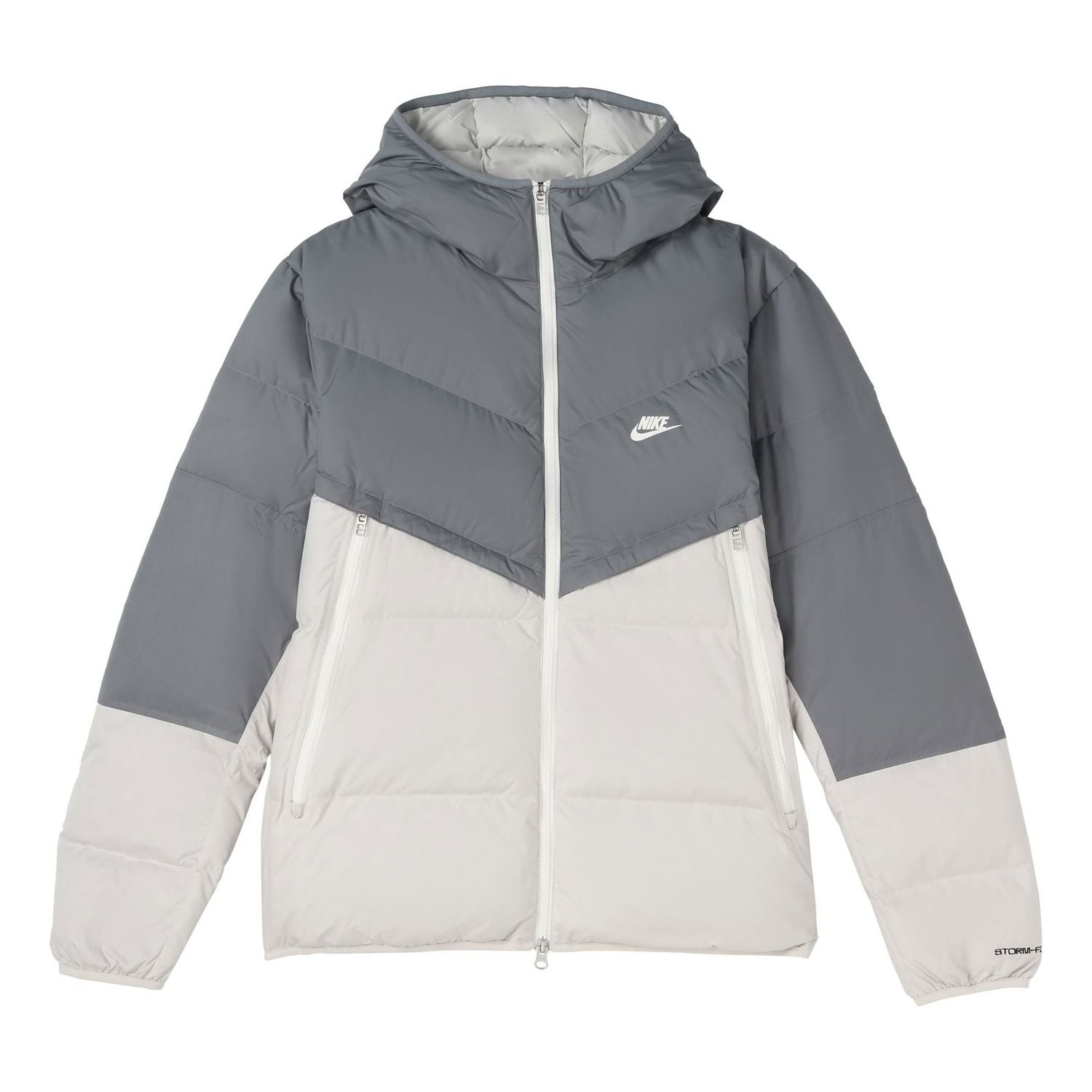 Prešívaná bunda Nike Sportswear Windrunner Hooded Jacket Šedá | DD6796-077, 0