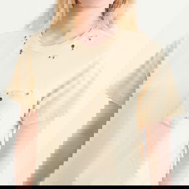 Tričko ISABEL MARANT Isabel Marant Yazrane Pierced T-Shirt Béžová | 25HTS0302FA-C4N05I-23EC, 5