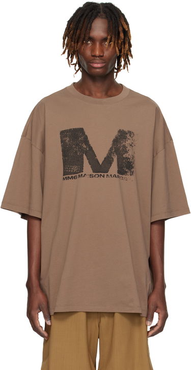 Tričko Maison Margiela Maison Margiela Graphic T-Shirt Hnedá | SH0GC0048 S24312, 0
