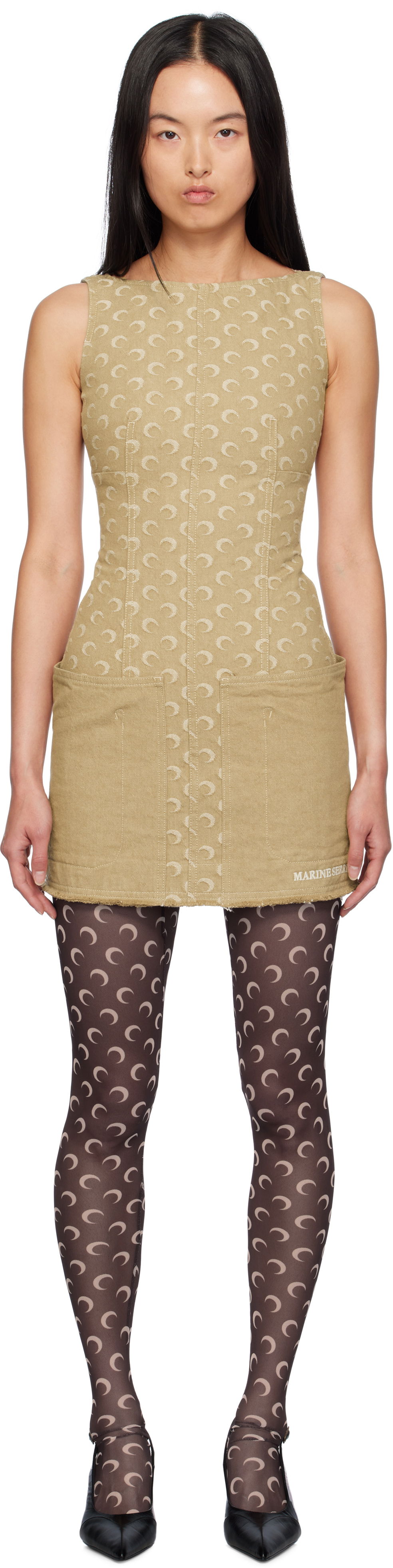 Jacquard Twill Minidress