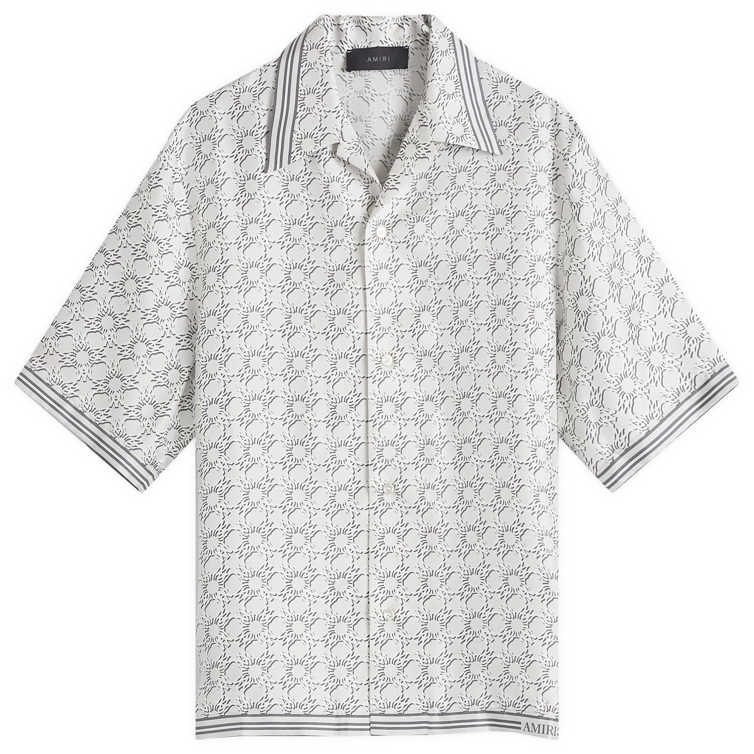 Košeľa AMIRI Quad Bowling Pattern Shirt Biela | AMSTCA1084-179, 0