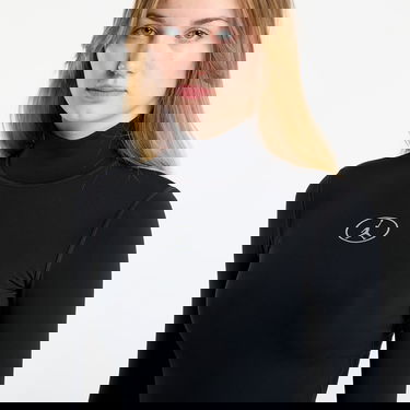 Body Jordan Flight Mountainside Long-Sleeve Mock Neck Bodysuit Čierna | HV0350-010, 1