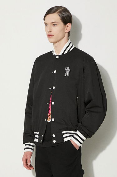 Bomber bunda BILLIONAIRE BOYS CLUB Billionaire Boys Club Arch Logo Lightweight Varsity Bomber Jacket Čierna | B24201, 4