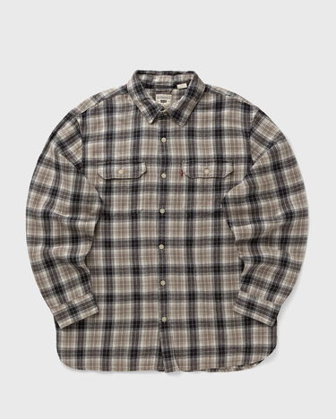Košeľa Levi's JACKSON WORKER Plaid Flannel Long-sleeved Shirt with Chest Pockets Rôznofarebný | 19573-0289, 0
