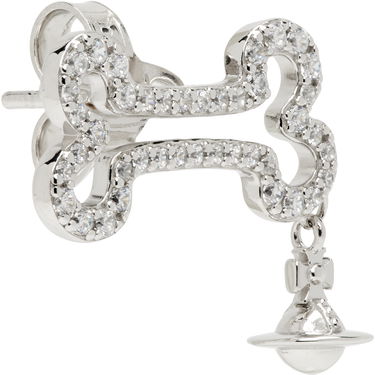 Náušnice Vivienne Westwood Vivienne Westwood Lyndon Bone Studded Orb Single Earring Metalická | 6201037R-01P102-, 1