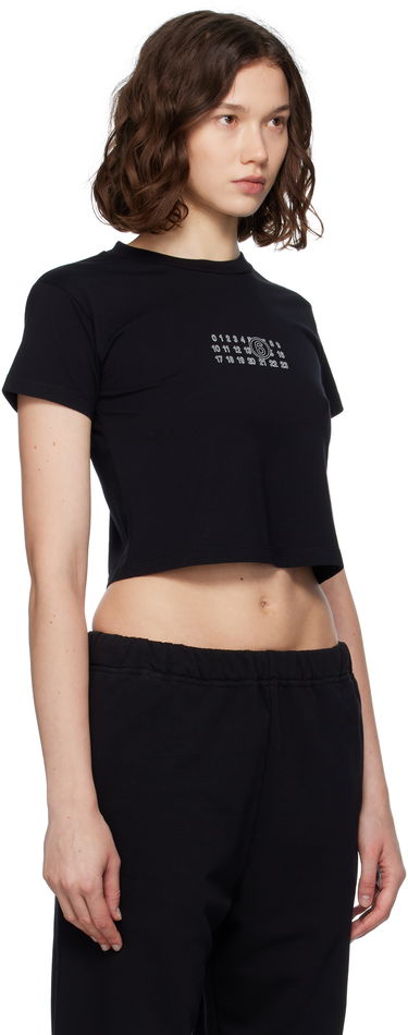 Crop Top Maison Margiela MM6 Maison Margiela Cropped T-Shirt Čierna | S52GC0352 S24312, 1