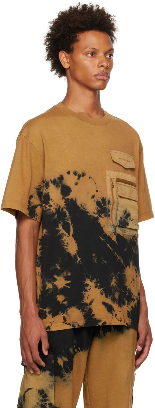 Tričko Feng Chen Wang Feng Chen Wang Bleached Pocket T-Shirt Hnedá | FMF14TS02, 1