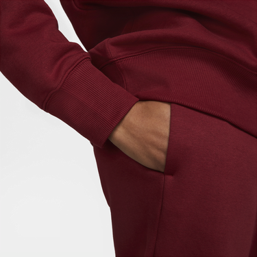 Sveter Nike Nike Phoenix Fleece Oversized Crew Sweat Team Red/White Červená | DQ5733-677, 2