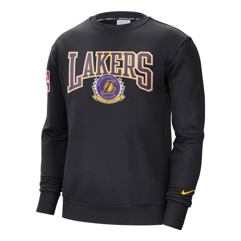 Sveter Nike Los Angeles Lakers Fleece Lined Pullover Sweatshirt Čierna | DN4905-010