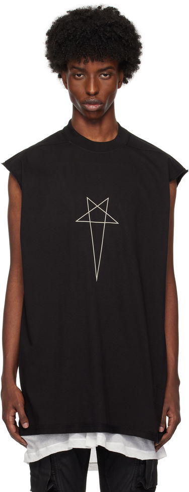 Tielko Rick Owens Rick Owens DRKSHDW Porterville Tarp Sleeveless T-Shirt Čierna | DU02D2158 RNEP3, 0
