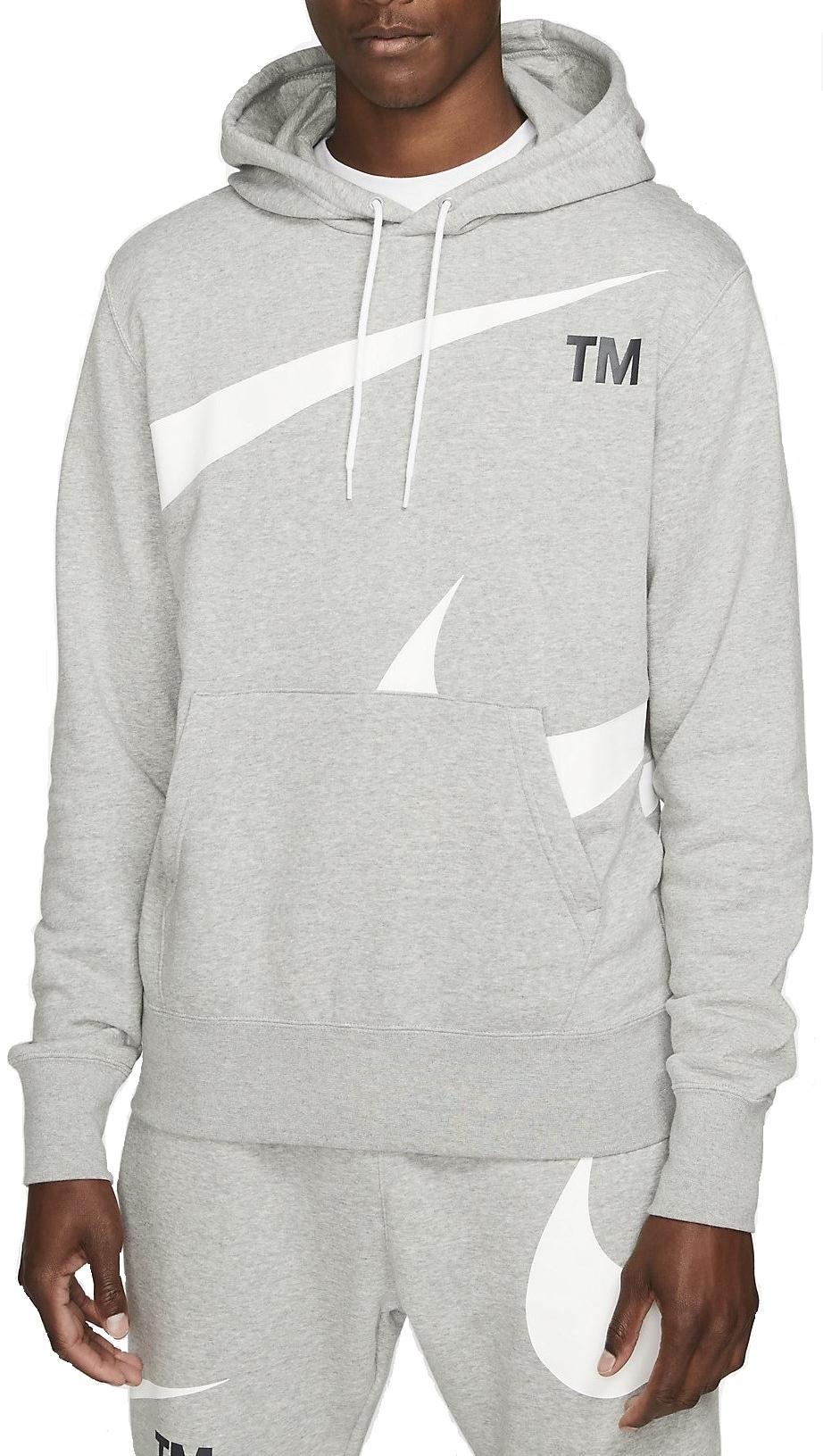Mikina Nike Nike Sportswear Swoosh Hoodie Šedá | dd6011-063, 0