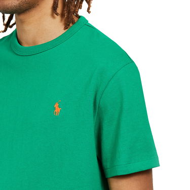 Tričko Polo by Ralph Lauren Classic Fit Jersey Crewneck T-Shirt Zelené | 710811284010, 2