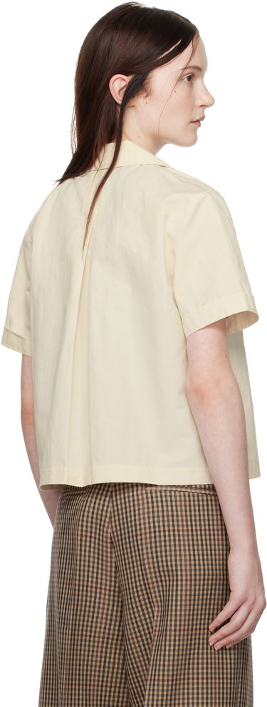 Košeľa A.P.C. A.P.C. Maeva Cropped Camp Collar Shirt Béžová | COHEJ-F12583, 2