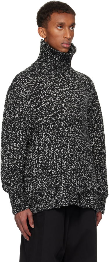 Sveter We11done We11done Chunky Knit Turtleneck Sweater Čierna | WD-KT3-24-651-U-B2, 1