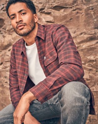 Košeľa Wrangler Relaxed 1 Pocket Flannel Shirt XXL Vínová | 112371522:XXL, 0