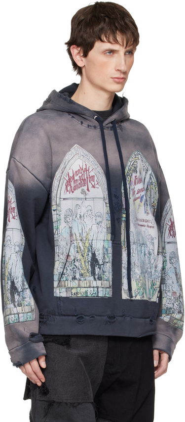 Mikina Who Decides War Motley Stained Glass Distressed Hoodie Rôznofarebný | 1110490013FW25, 1