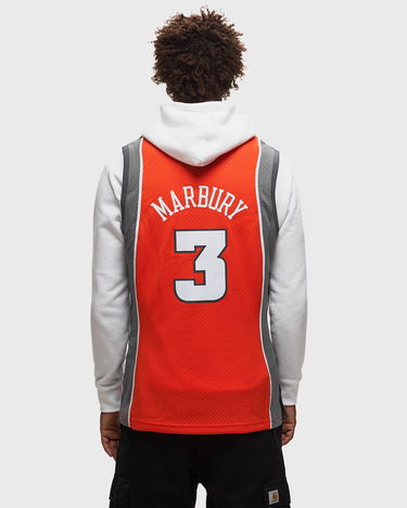 Dres Mitchell & Ness NBA SWINGMAN JERSEY PHOENIX SUNS ALTERNATE 2003-04 STEPHON MARBURY #3 Červená | SMJY6159-PSU03SMBORAN, 1