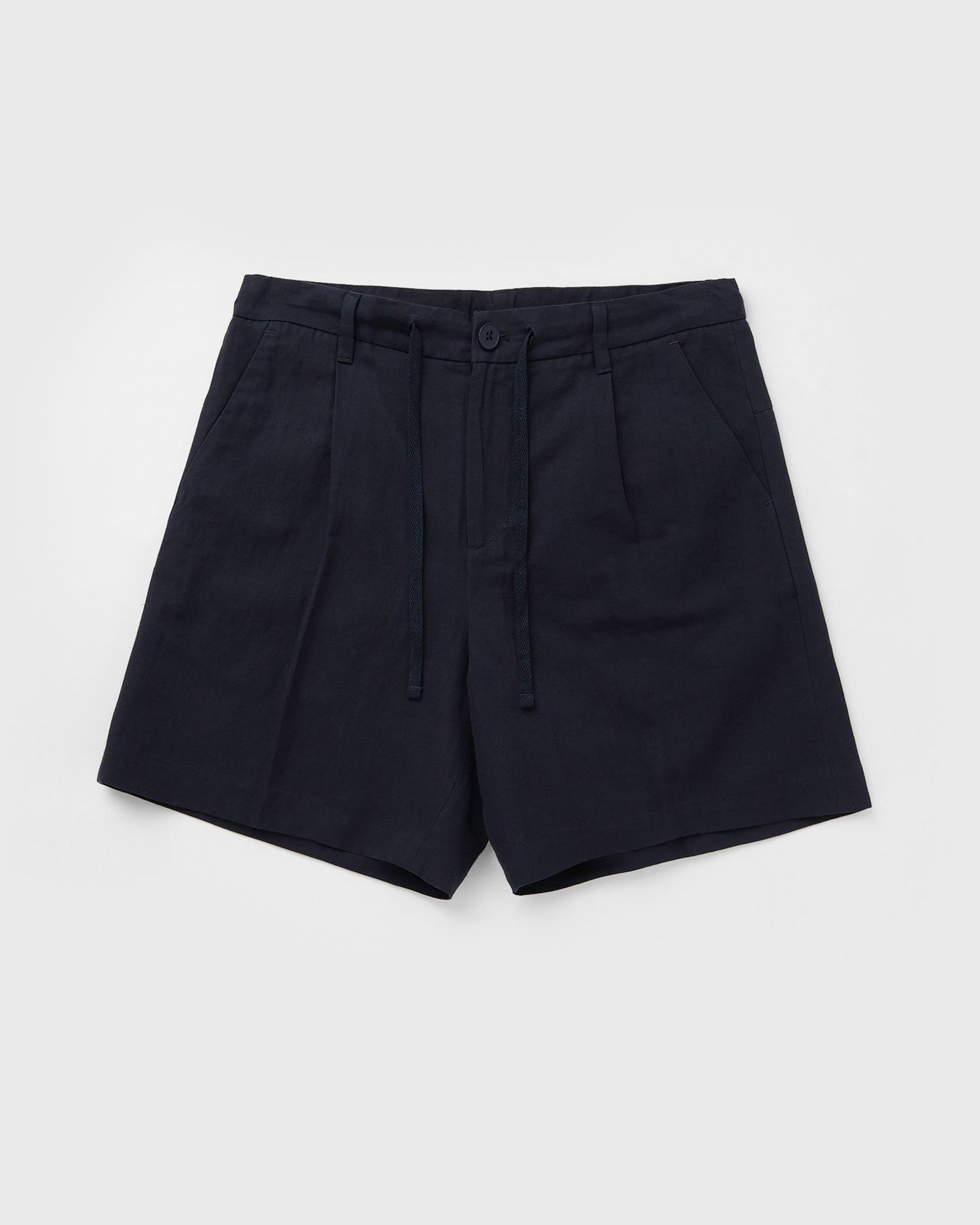 Šortky ØLÅF Cotton Linen Drawstring Shorts Navy | M210402-NAVY, 1
