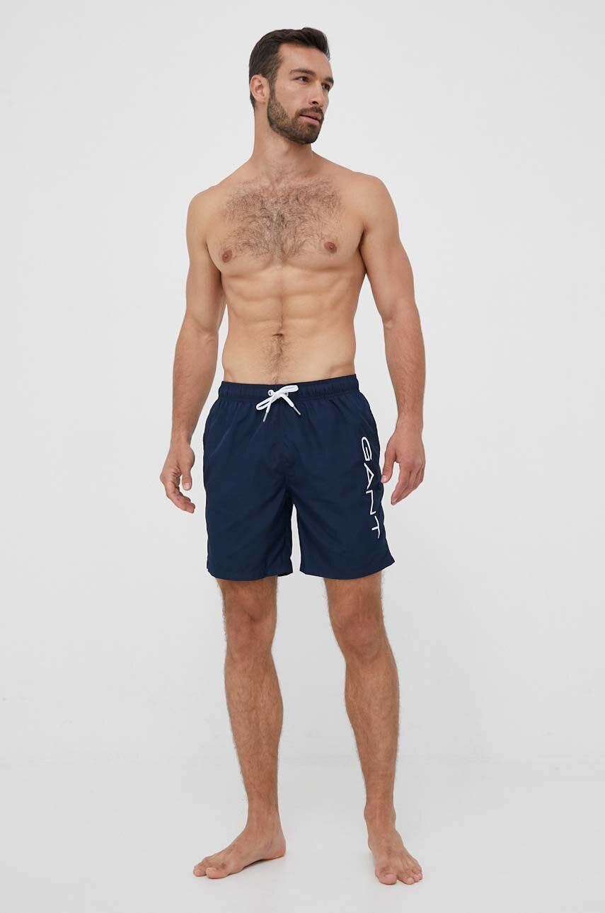 Plavky GANT Lightweight Logo Swim Shorts Navy | 922116217, 0