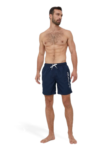 Plavky GANT Lightweight Logo Swim Shorts Navy | 922116217