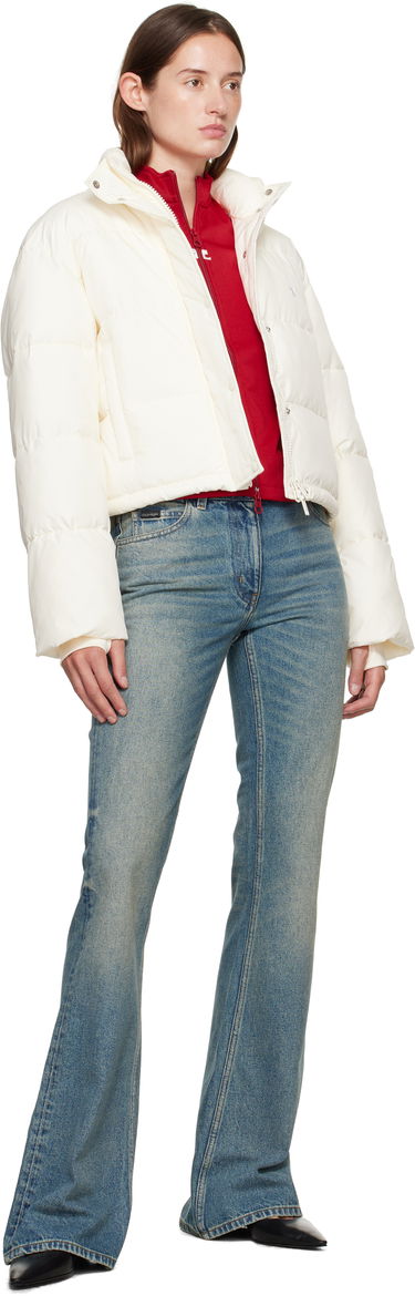 Prešívaná bunda Courrèges Courrèges Cropped Puffer Jacket Biela | 323CMA106PL0112, 3