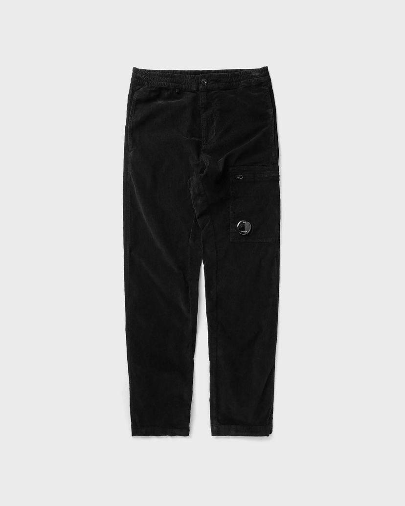 Cargo nohavice C.P. Company CORDUROY LENS CARGO PANTS Čierna | 17CMPA123A006410O-999