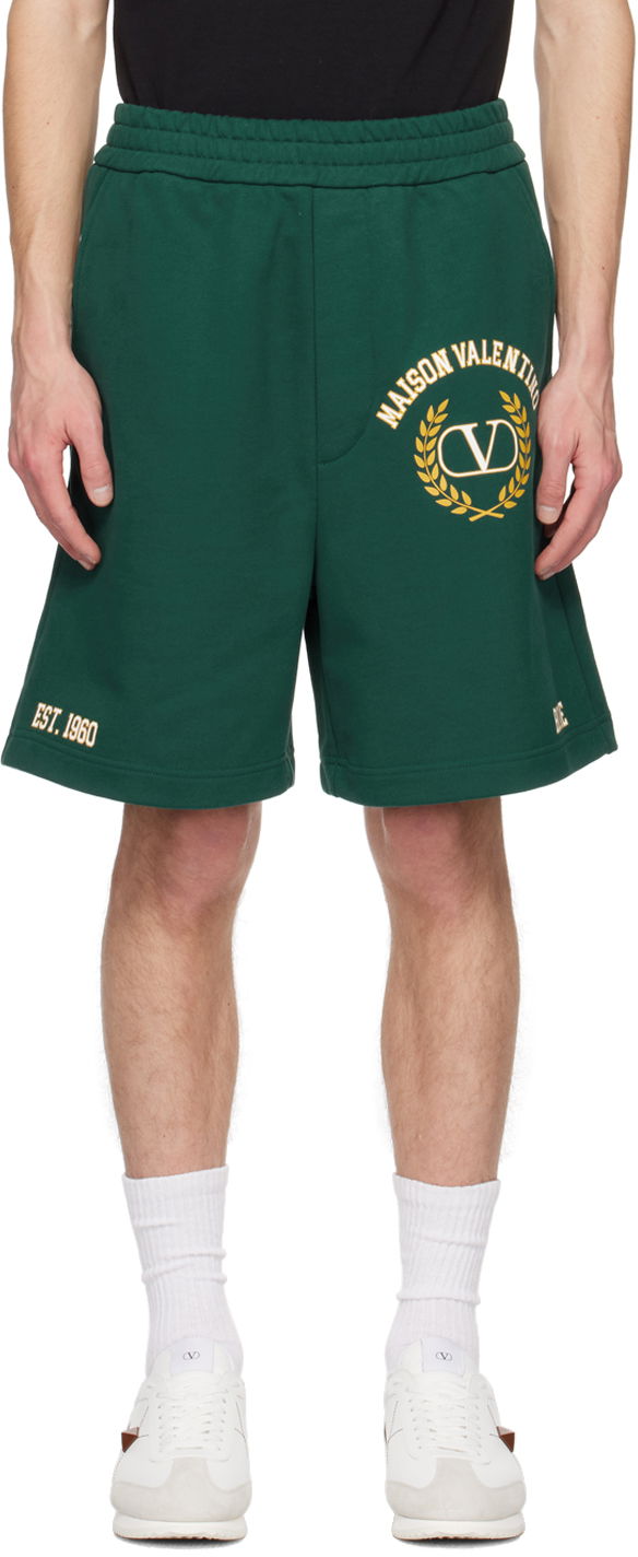 Šortky Valentino Maison Shorts Zelené | 2V3MD03V93L, 0