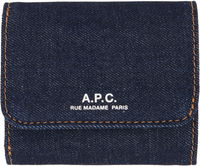 A.P.C. Trifold Denim Wallet