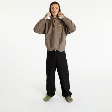 Mikina Carhartt WIP Hooded American Script Sweat Teide Hnedá | I028279.1CRXX, 4