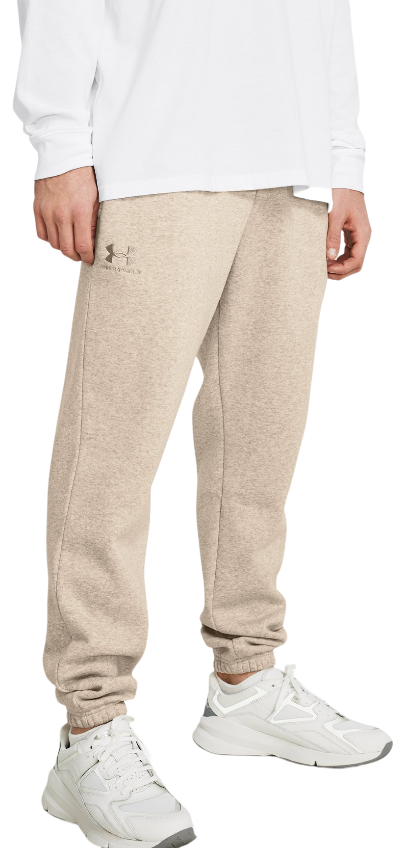 Tepláky Under Armour UA Essential Fleece Jogger Béžová | 1373882-203
