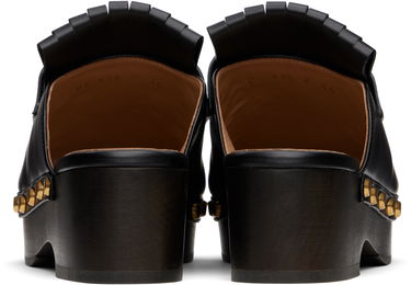 Starostlivosť o obuv Valentino Valentino Garavani VLogo Signature Fringed Calfskin Clogs Čierna | 6W2S0KY6YHJ, 1