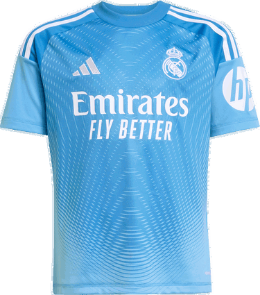 Dres adidas Performance Real Madrid 25/26 Youth Home Goalkeeper Jersey Modrá | JP4176, 1