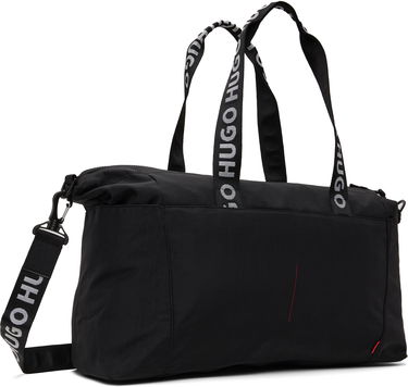 Športový vak BOSS Hugo Logo Patch Duffle Bag Čierna | 50541967, 2