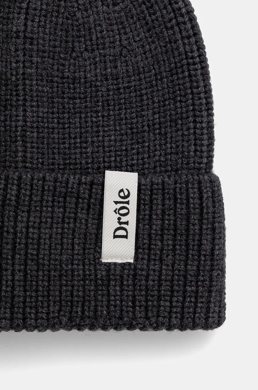 Kulicha Drôle de Monsieur Le Bonnet DrUle Beanie Čierna | E.BN100.WO007.DGR, 1