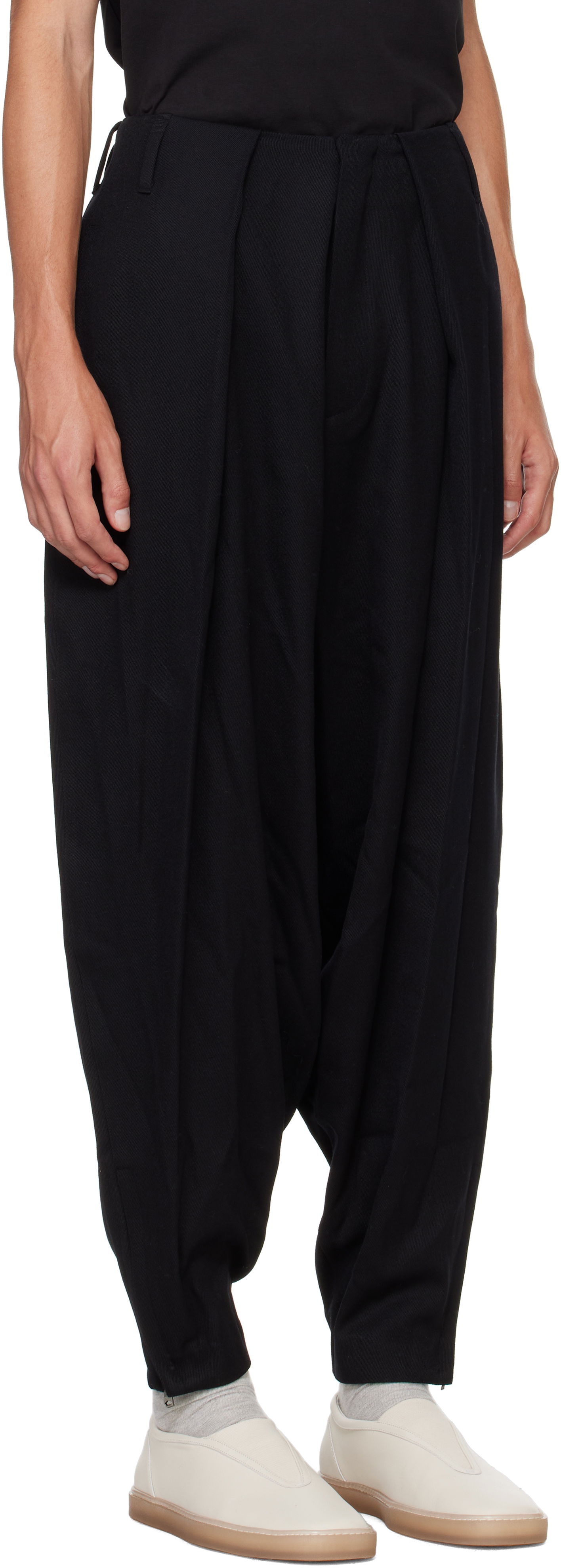 Black Wide Leg Trousers