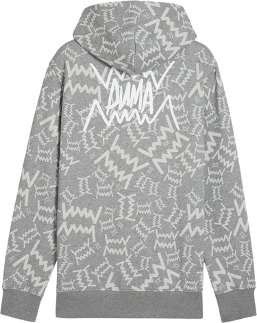 Mikina Puma Teamjaws Post Game Hoodie Šedá | 689536-03, 1