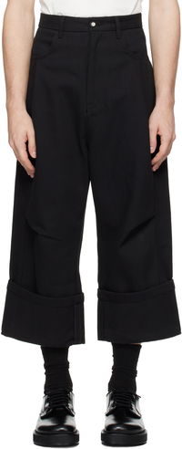 Trousers With Cuffed Hems
