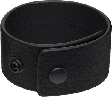 Náramok Rick Owens Rick Owens Concordians Anthem Leather Cuff Bracelet with Snaps Čierna | RA02E0701 LBTBH, 1