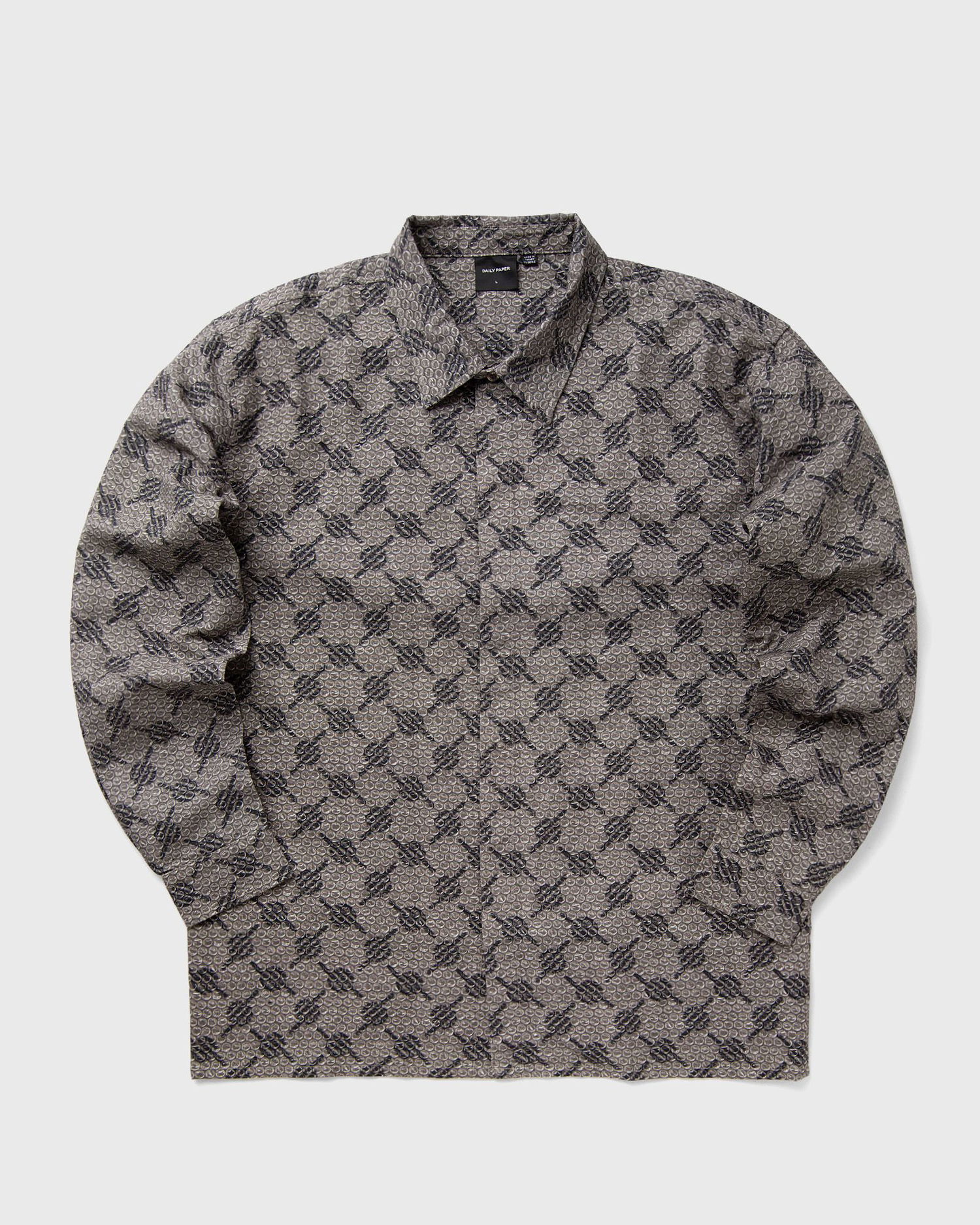 Košeľa DAILY PAPER TOPE BUBBLEWRAP LS SHIRT Šedá | 2421089, 0