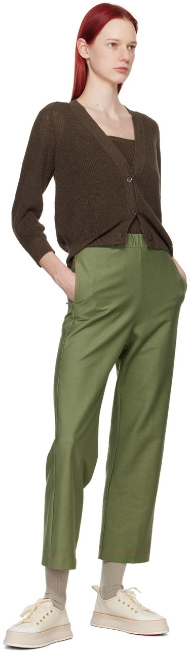 Nohavice Max Mara Max Mara Leisure Ballata Trousers Zelené | 2416781108600, 3
