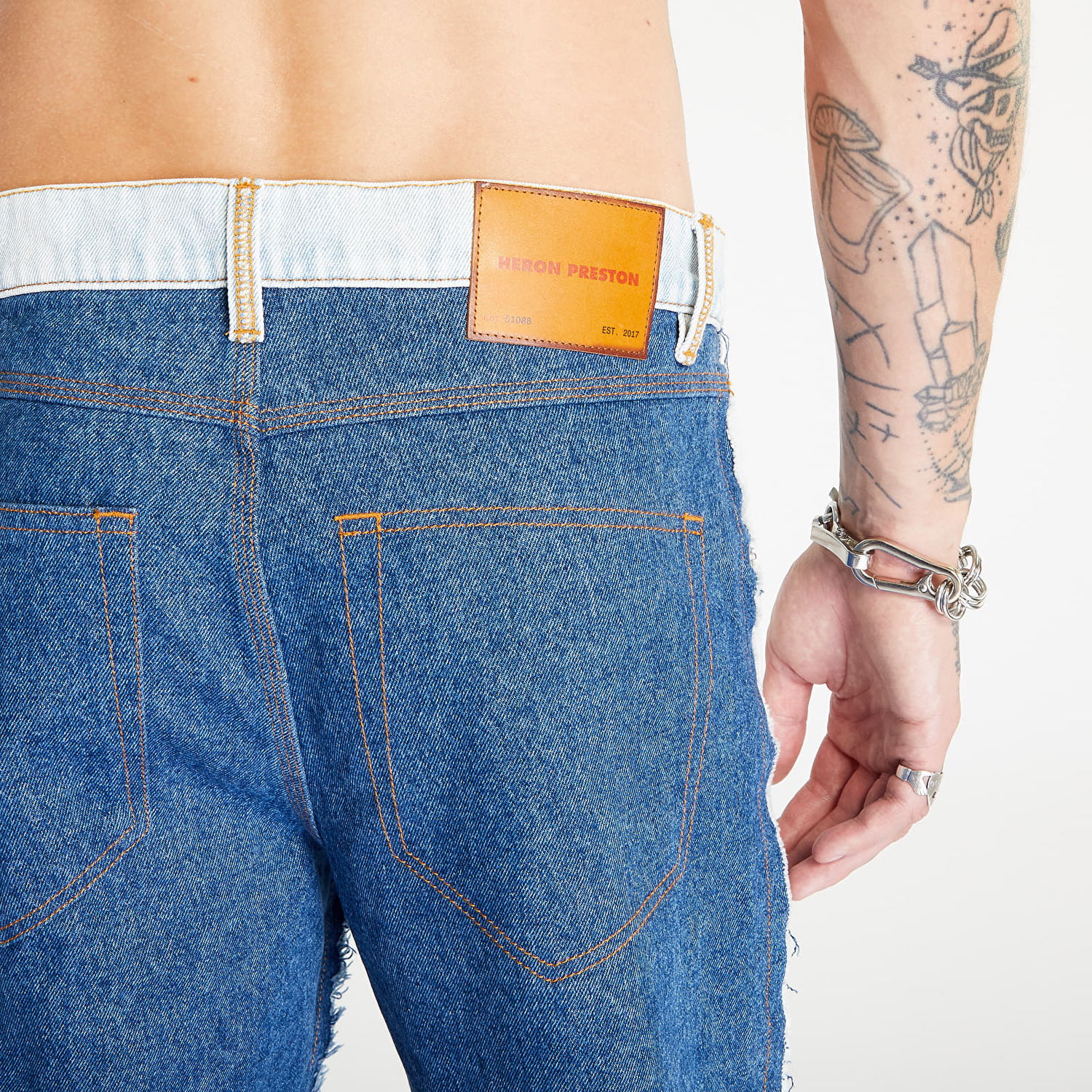 Džínsy HERON PRESTON Insideout Jeans Modrá | HMYB009F23DEN0014510, 1