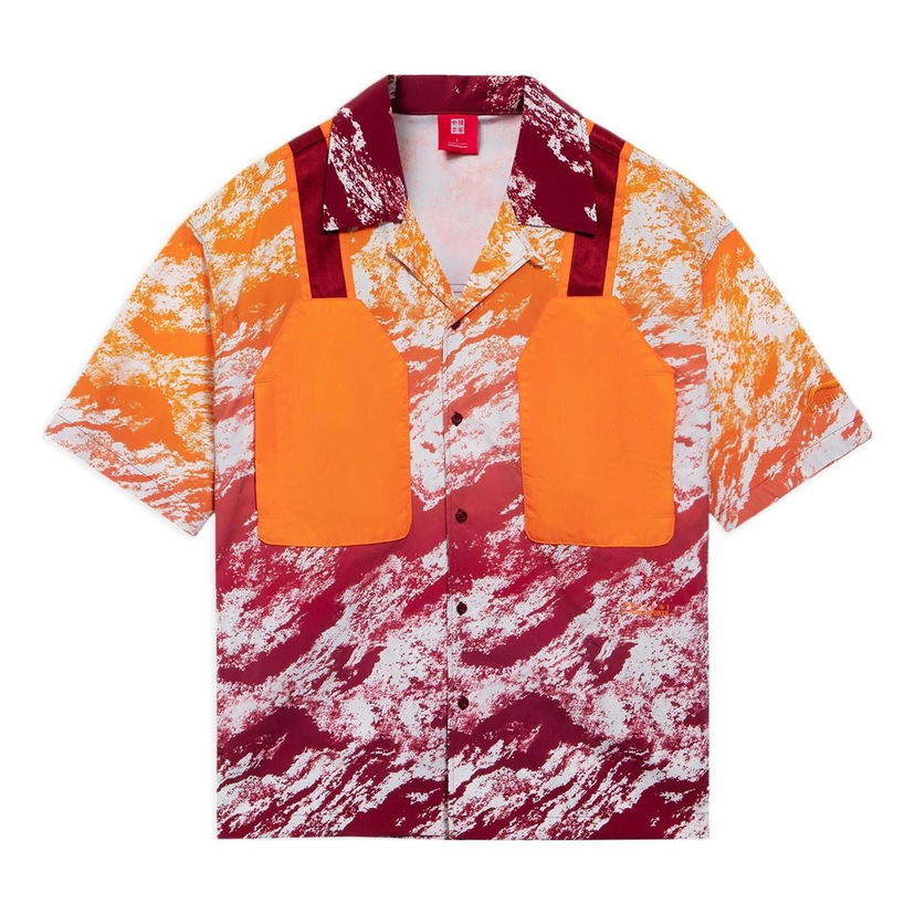 Košeľa Li-Ning All-Over Print Utility Shirt Červená | ASHS035-2