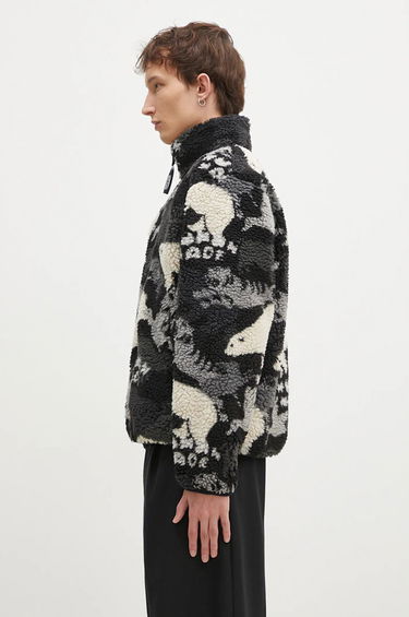 Mikina Human Made Animal Print Fleece Jacket Čierna | HM28JK038, 1