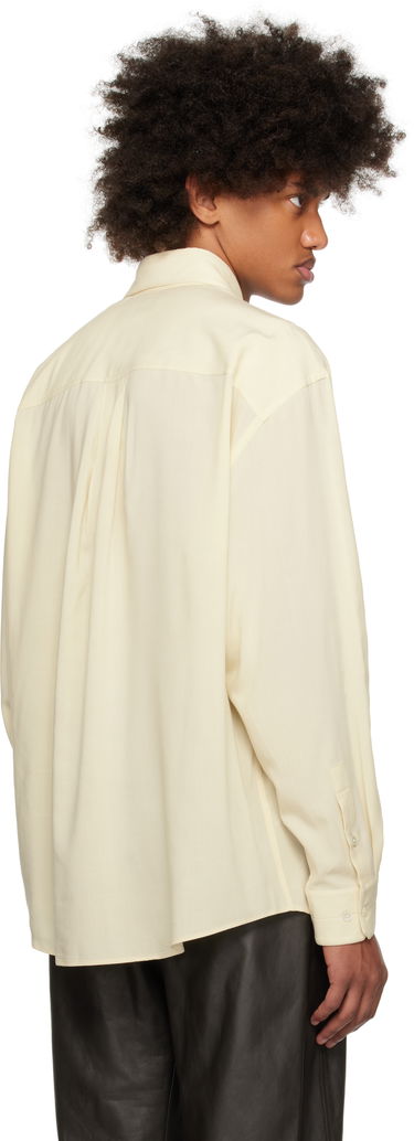 Košeľa LEMAIRE Men's Relaxed Fit Shirt Žltá | SH1116 LF1286, 2