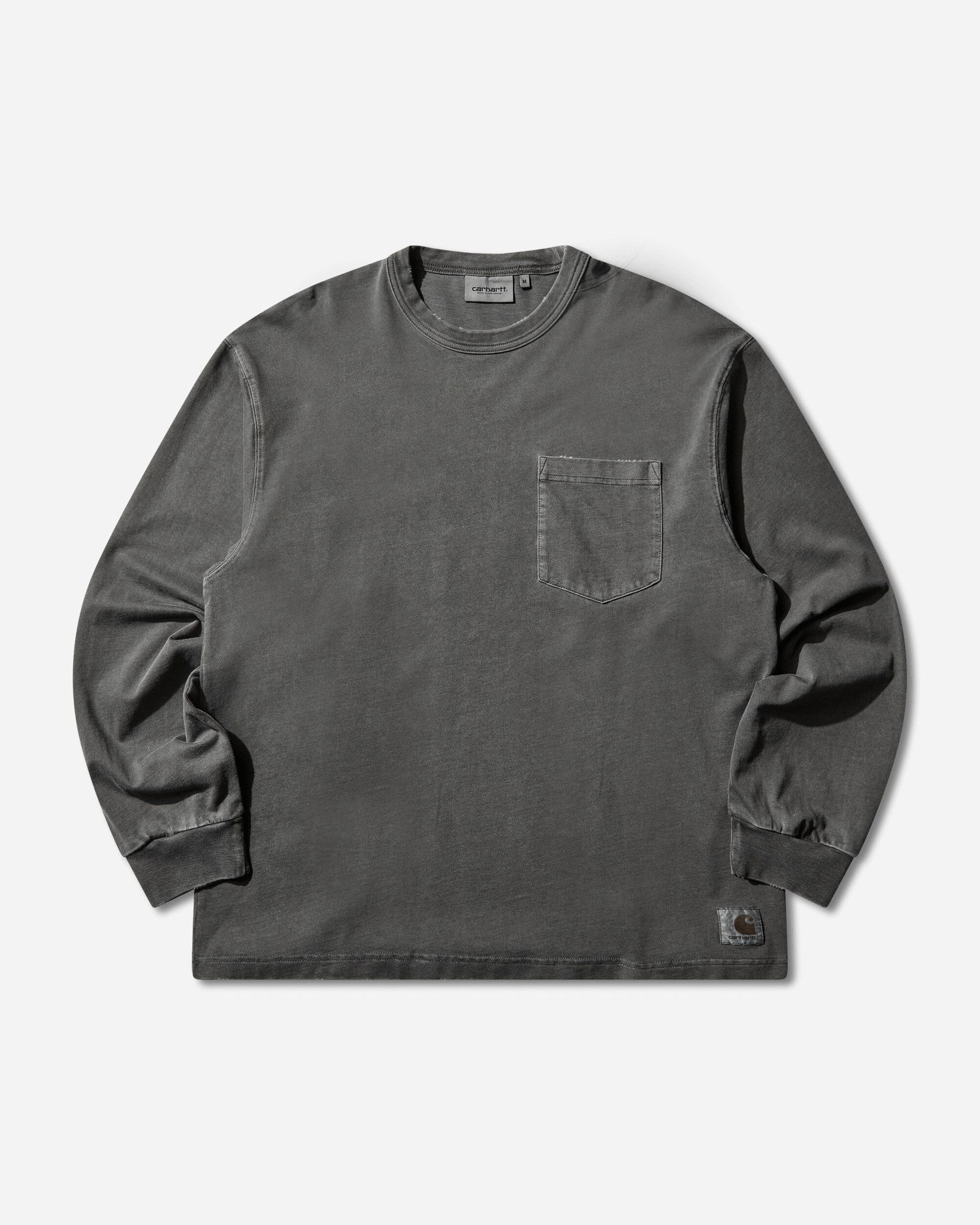 Tričko Carhartt WIP Torion Pocket Longsleeve T-Shirt Grind Washed Šedá | I035958 89B7, 0