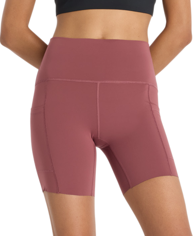 Šortky New Balance New Balance Sleek Pocket High Rise Short 6" Vínová | ws51271-wad, 0
