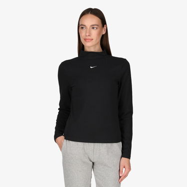 Tričko Nike Sportswear Collection Essentials Mock Top Čierna | DD5882-010, 3