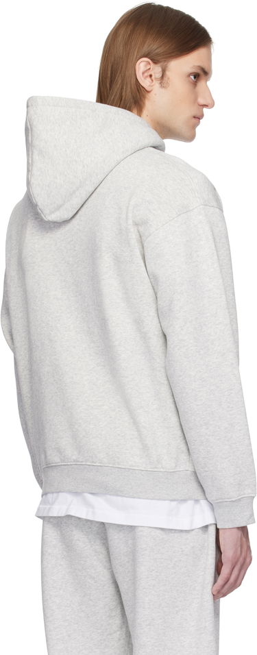 Mikina SKIMS SKIMS Fleece Relaxed Hoodie Šedá | PL-PLO-8461M-LIGHT HEATHER GREY, 2