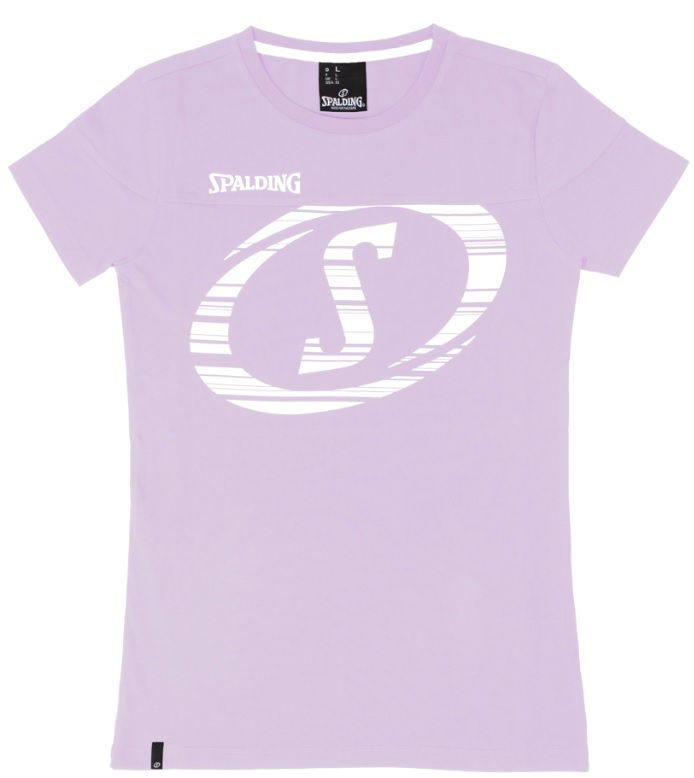 Tričko Spalding Spalding Fast Tee T-Shirt Fialová | 40221727-purplerosewhite